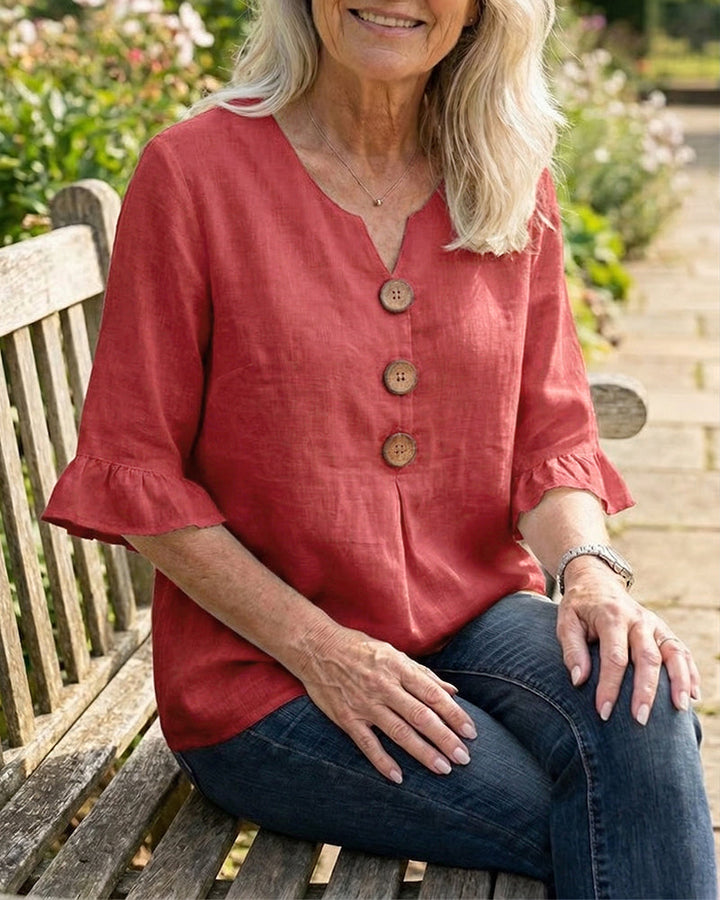 Sophia | Camicia Cotone-Lino