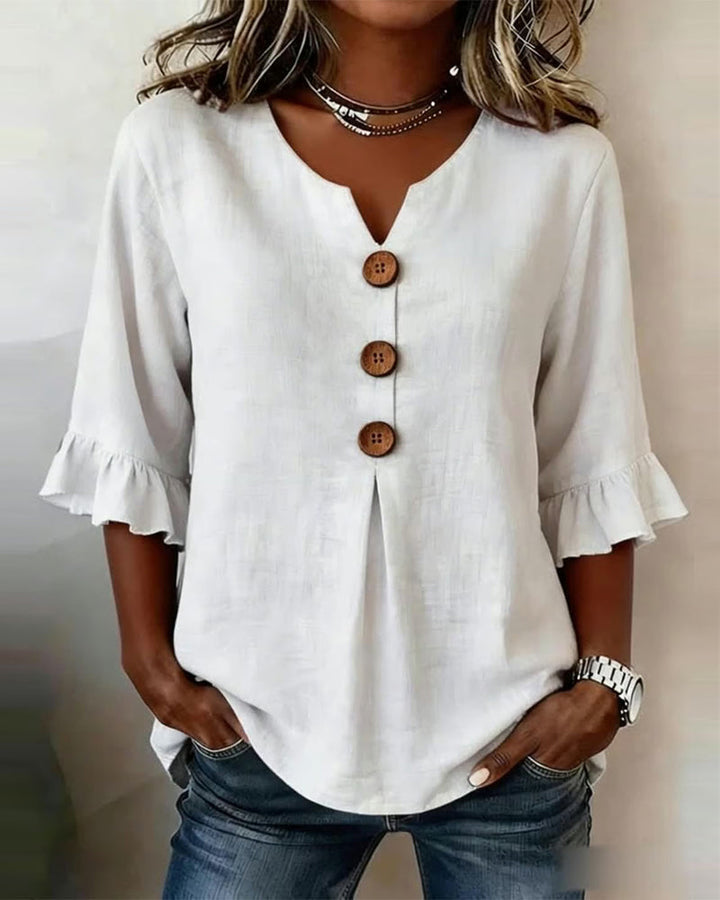 Sophia | Camicia Cotone-Lino