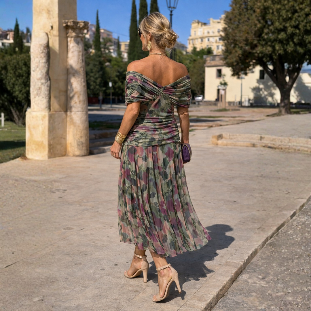 Rossana | Abito Maxi Off-Shoulder