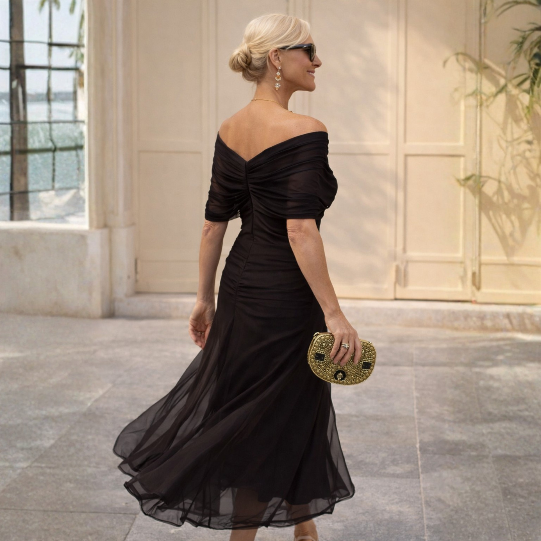 Rossana | Abito Maxi Off-Shoulder