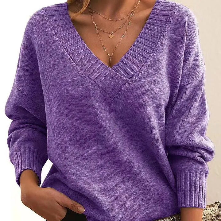Sofia | Maglia Morbida con Scollo a V