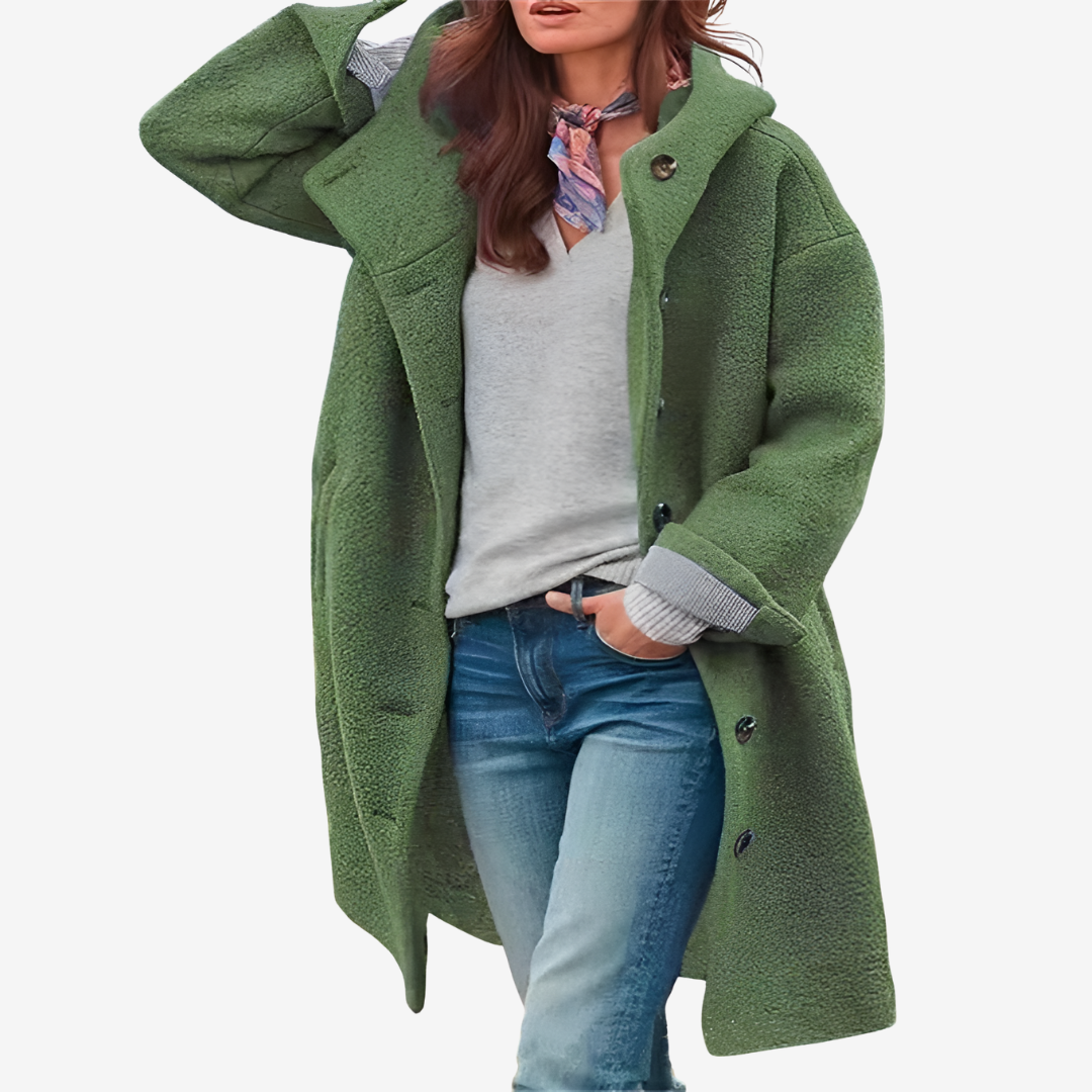 Hana™ Elegante cappotto lungo