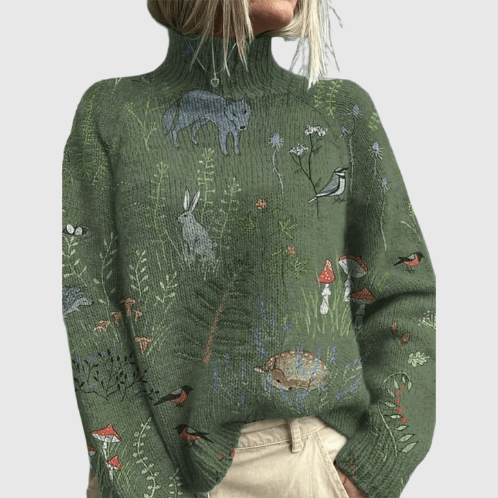 Eris - Maglione a Collo Alto Caldo ed Elegante