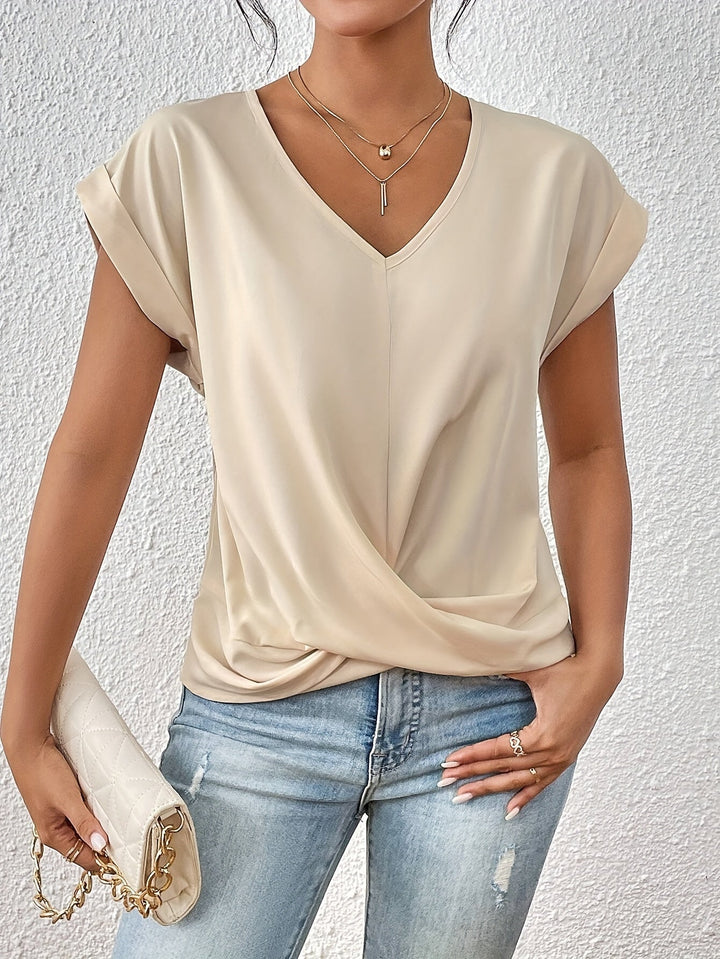 Cleo | Maglietta classica con scollatura a V