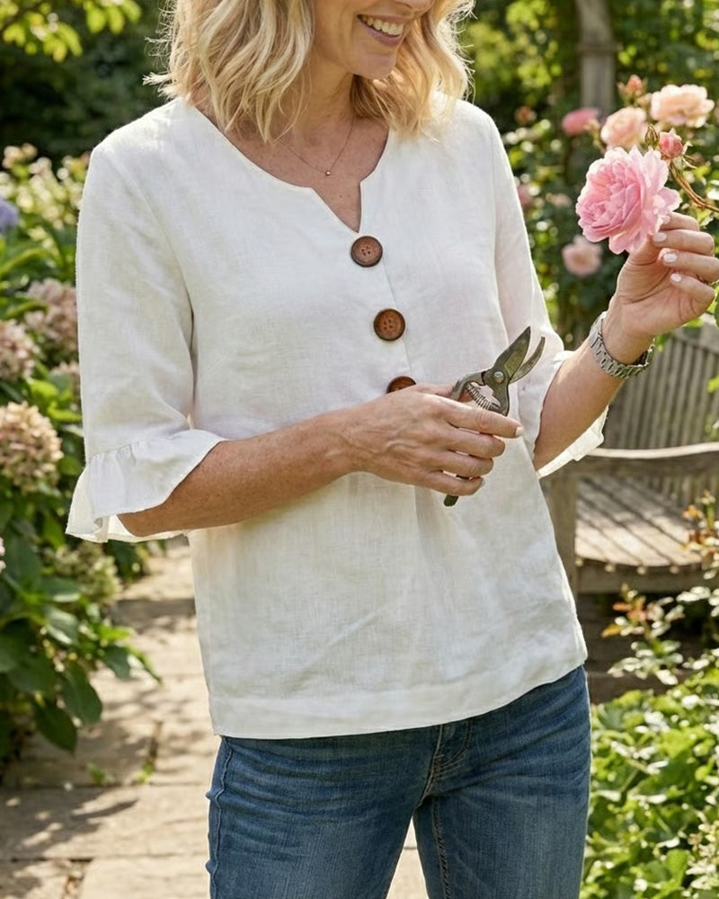 Sophia | Camicia Cotone-Lino