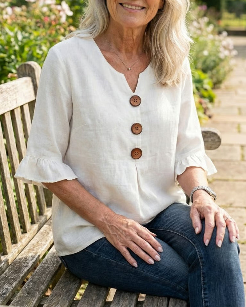 Sophia | Camicia Cotone-Lino