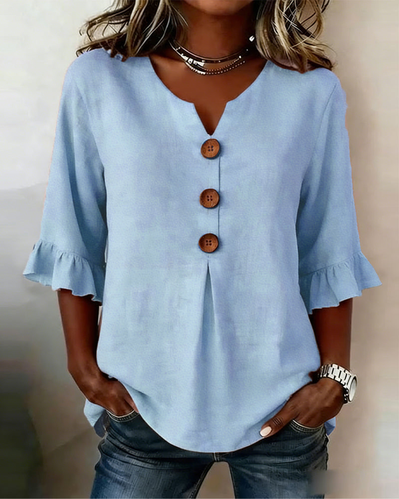 Sophia | Camicia Cotone-Lino