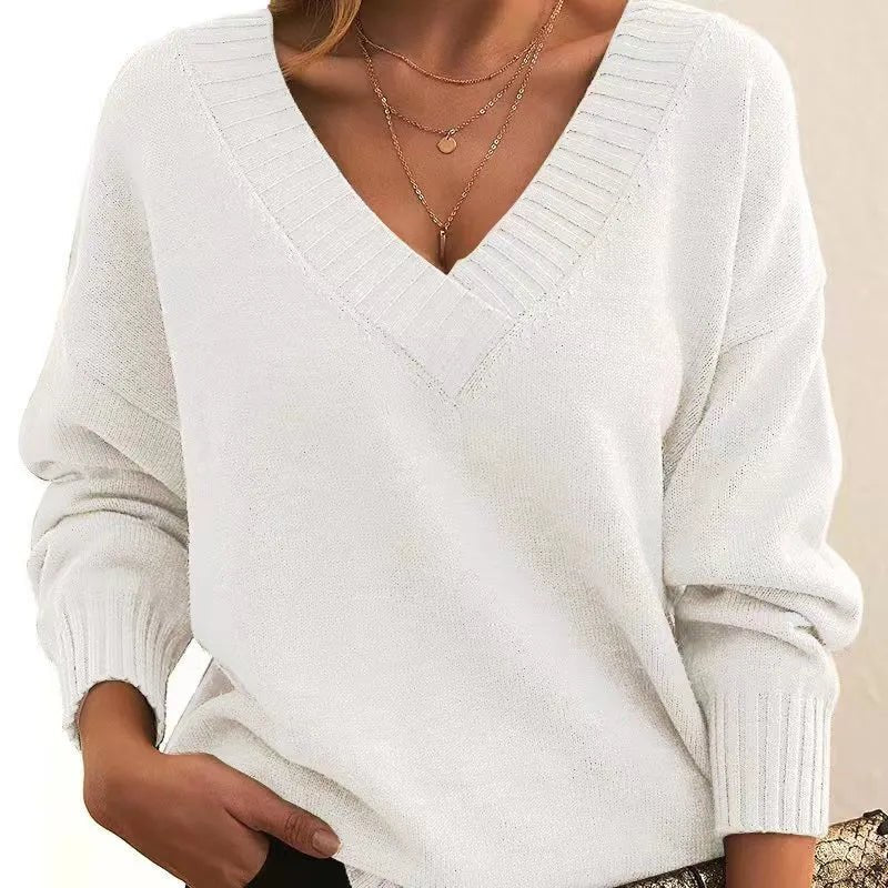 Sofia | Maglia Morbida con Scollo a V