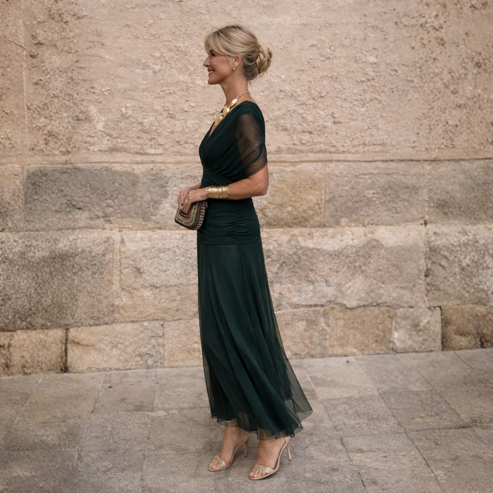 Rossana | Abito Maxi Off-Shoulder