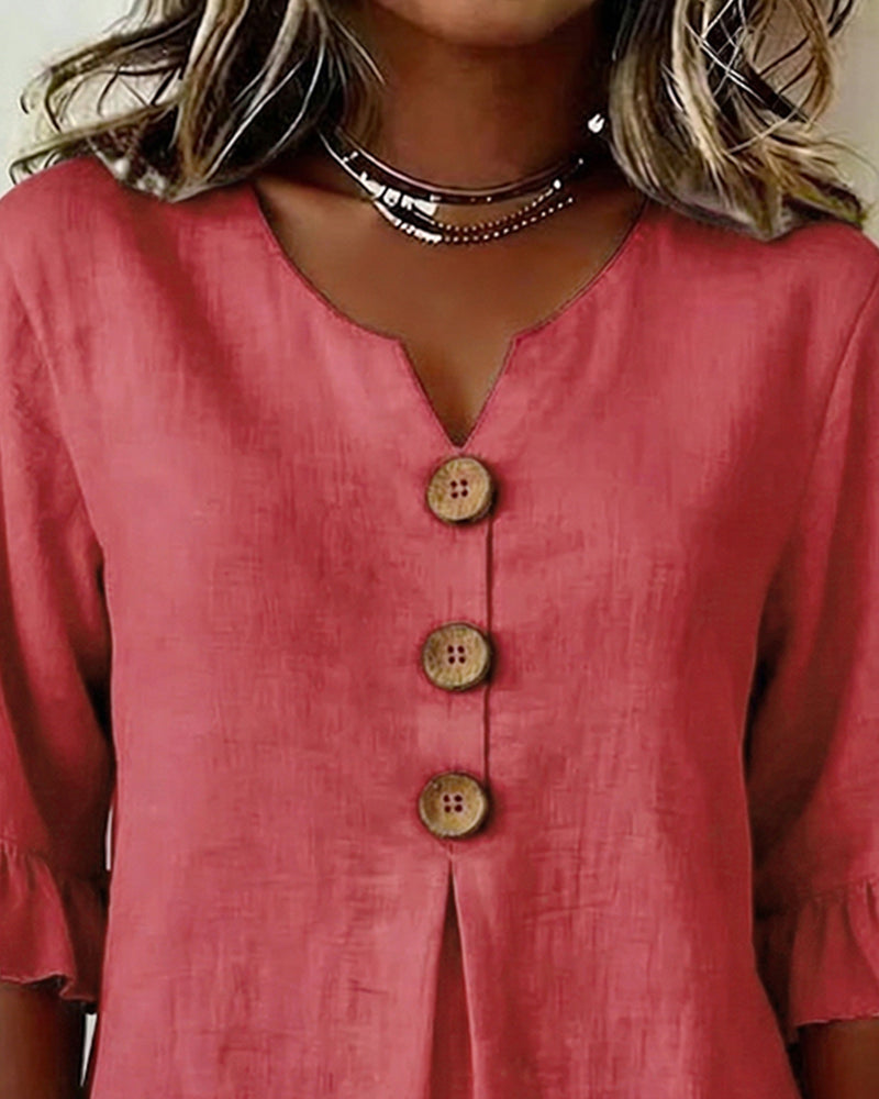 Sophia | Camicia Cotone-Lino