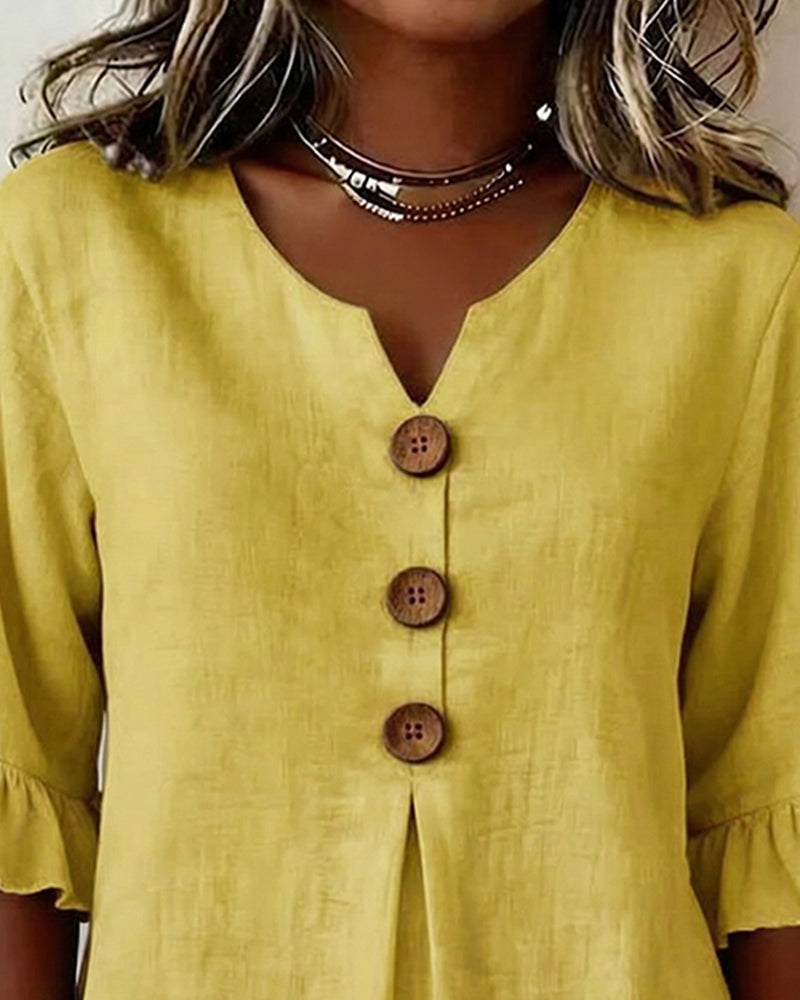 Sophia | Camicia Cotone-Lino