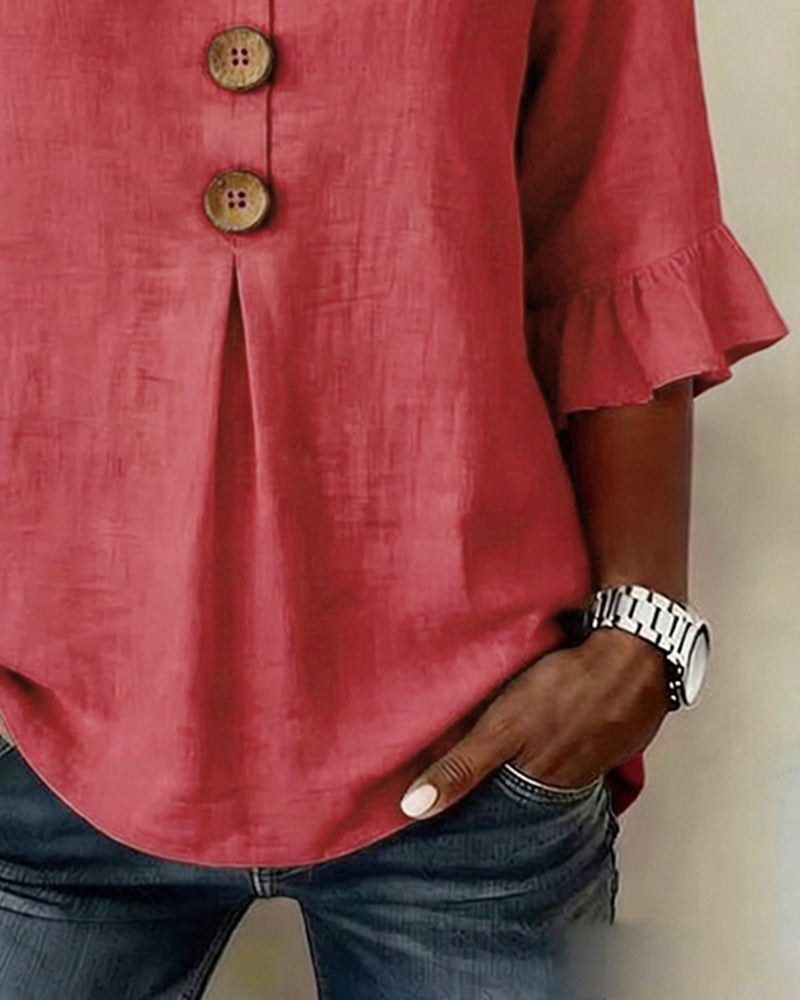 Sophia | Camicia Cotone-Lino