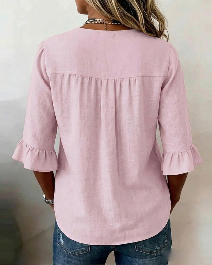 Sophia | Camicia Cotone-Lino