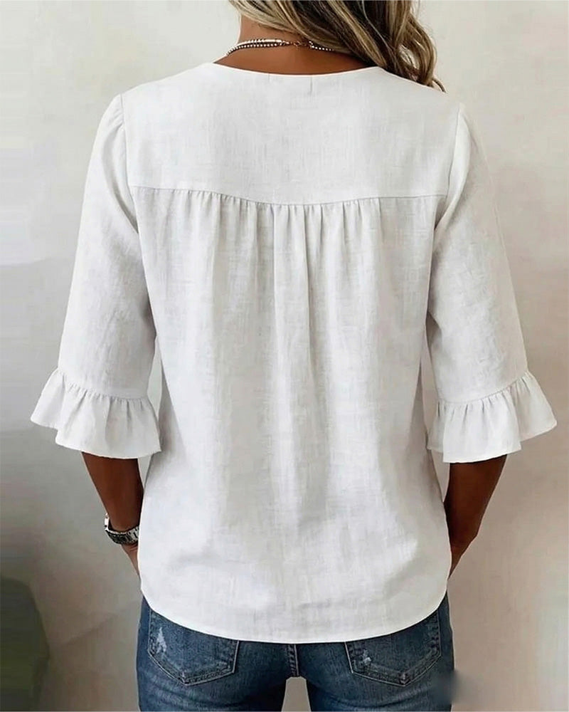 Sophia | Camicia Cotone-Lino