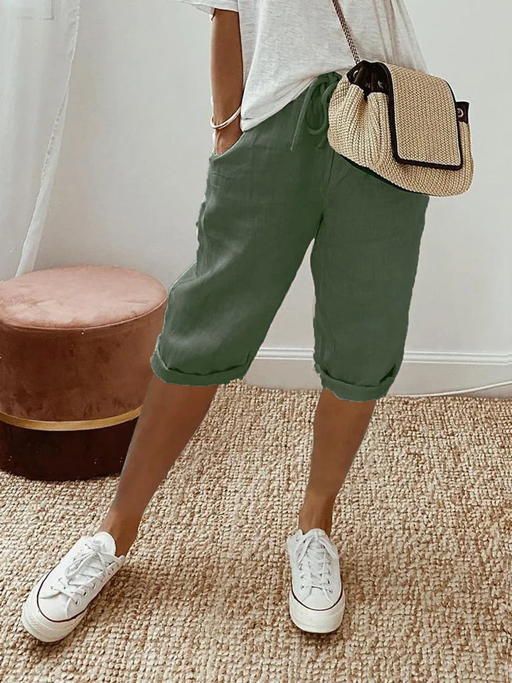 Bridget | Pantaloni Corti in Cotone per Donne