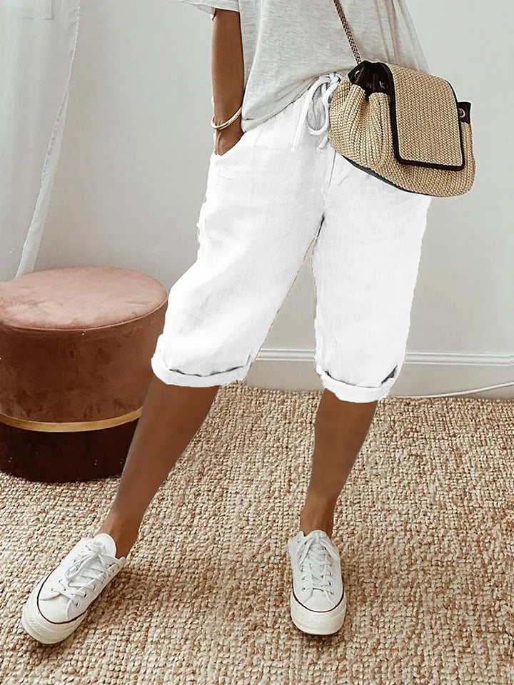 Bridget | Pantaloni Corti in Cotone per Donne