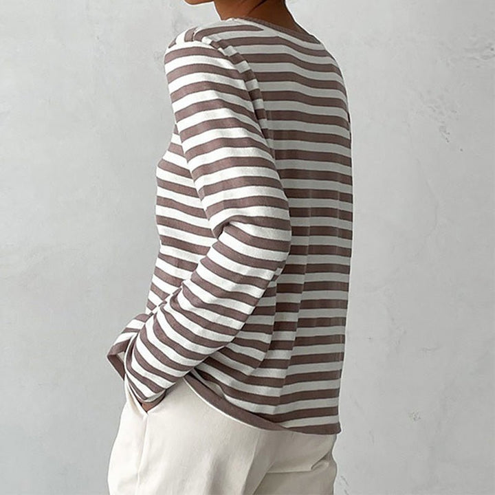 Nicole | Maglione rayé chic