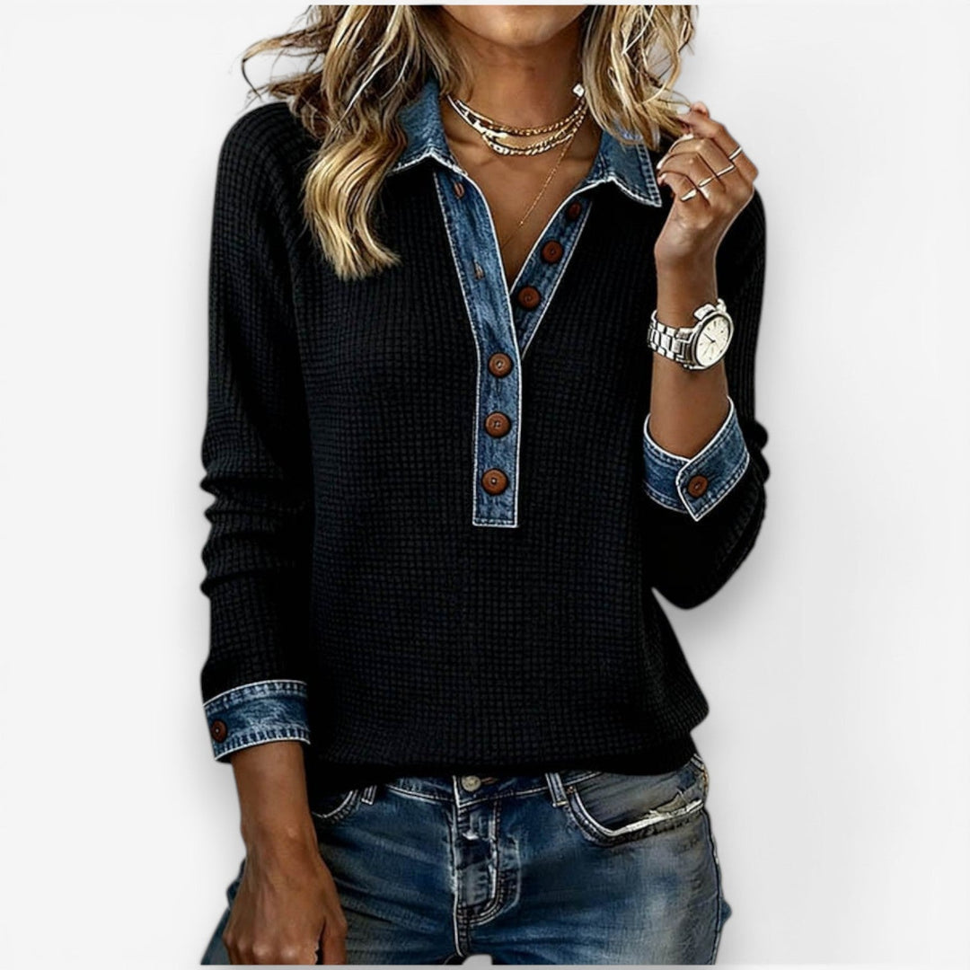 Jasmine™ Maglia a coste elegante