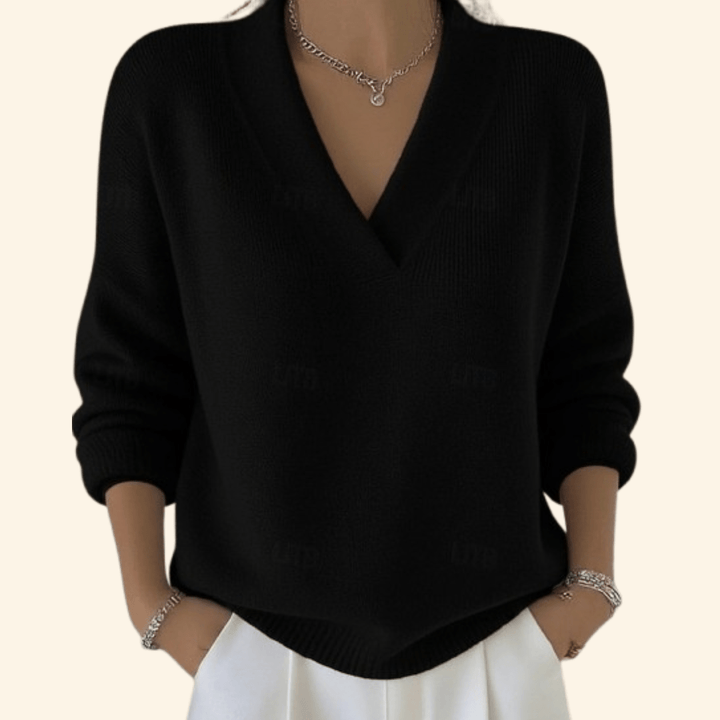 Noor | Maglia Morbida con Scollo a V