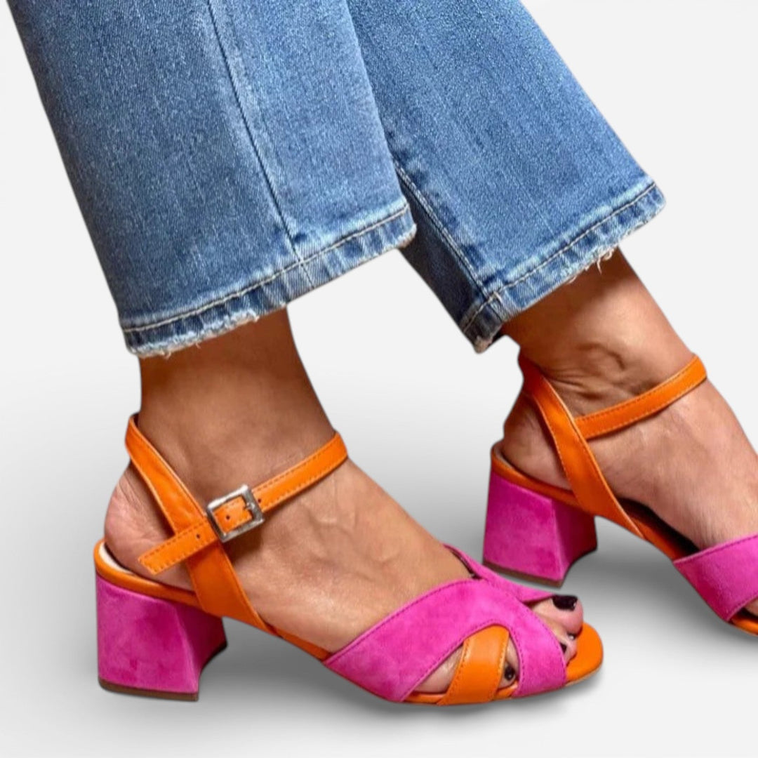 Béatrice™ Sandali eleganti bicolori