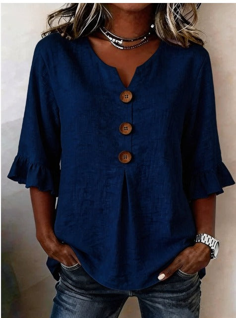 Sophia | Camicia Cotone-Lino