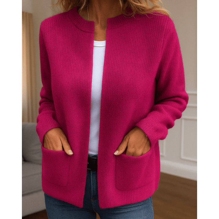 Almira | Cardigan Casual con Tasche Laterali