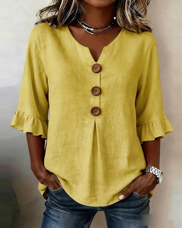 Sophia | Camicia Cotone-Lino