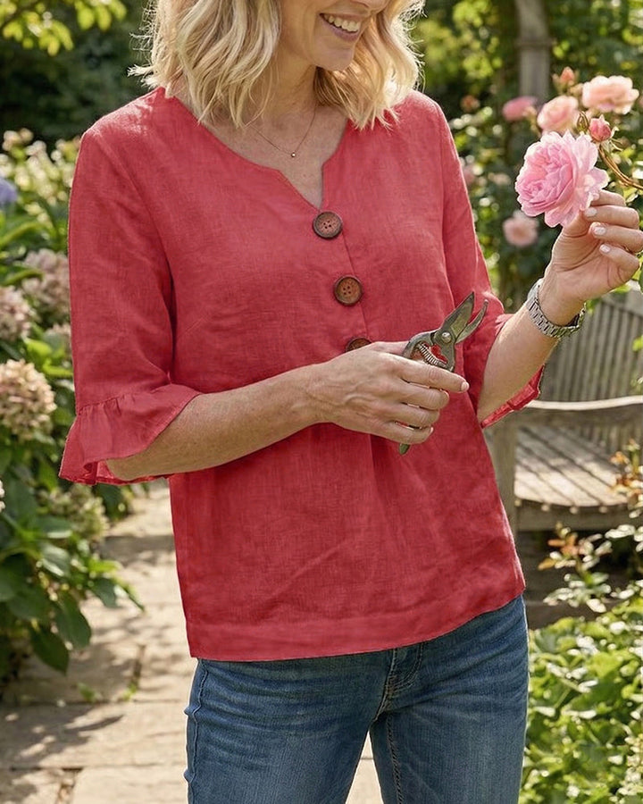 Sophia | Camicia Cotone-Lino