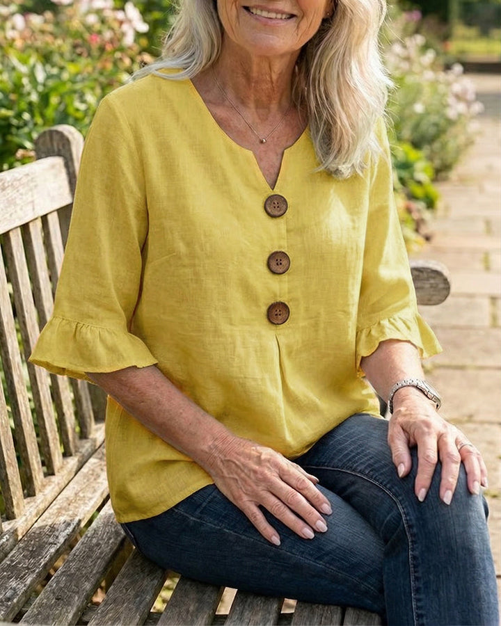 Sophia | Camicia Cotone-Lino