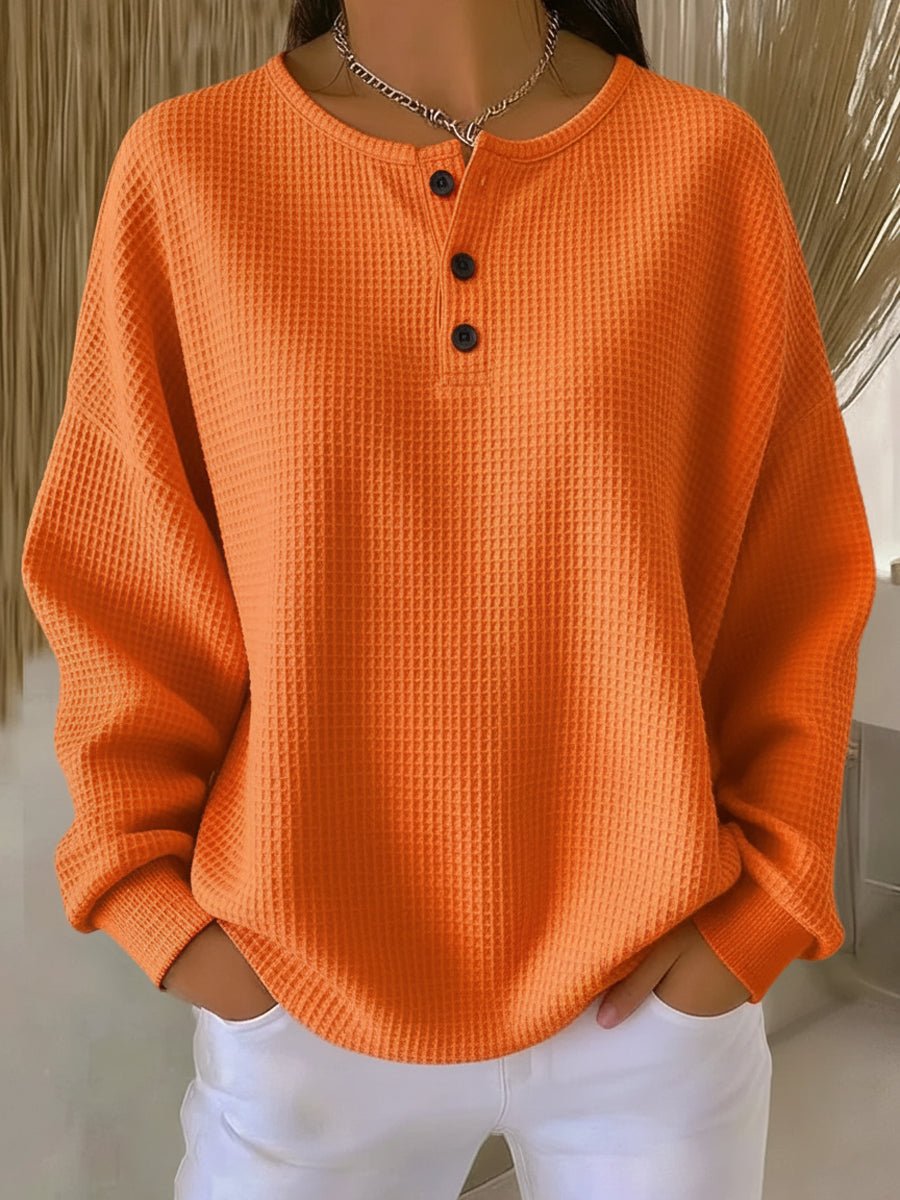Anne | Maglia Morbida con Colletto e Bottoni