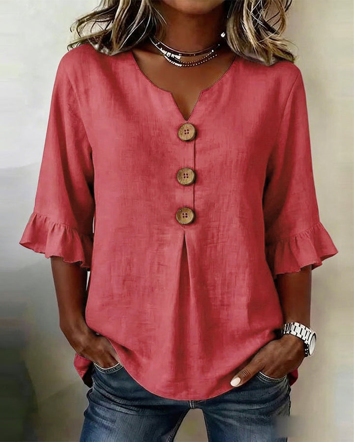 Sophia | Camicia Cotone-Lino