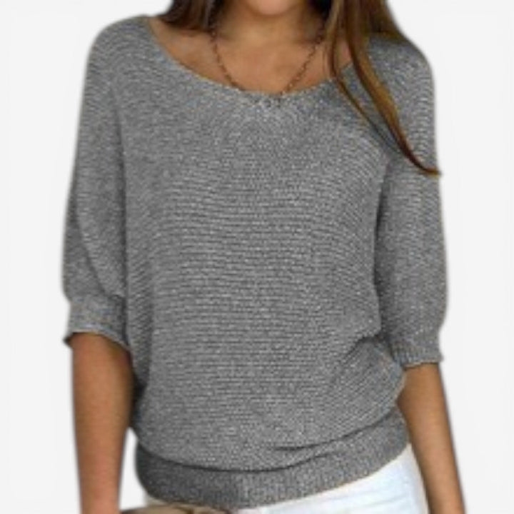 Kelsie™ Maglia casual morbida