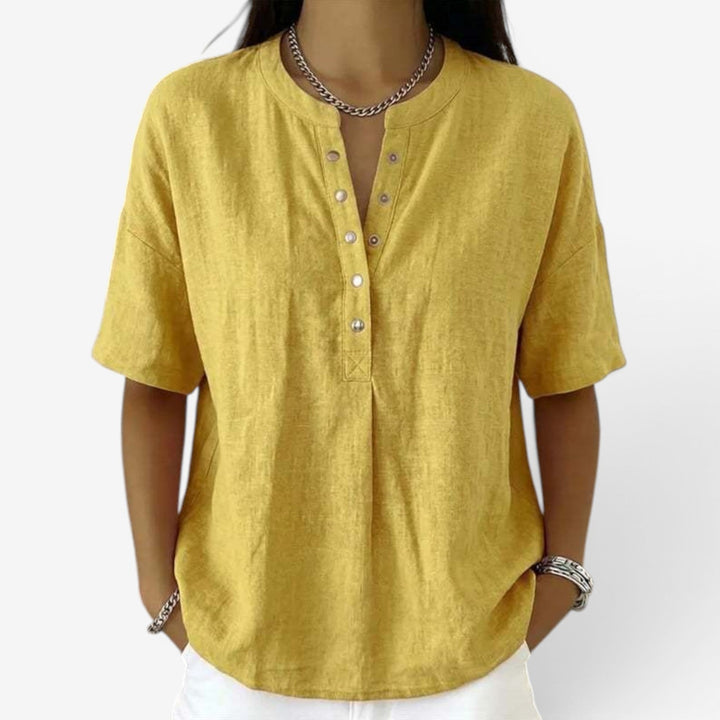 Kassandra™ Blusa in lino