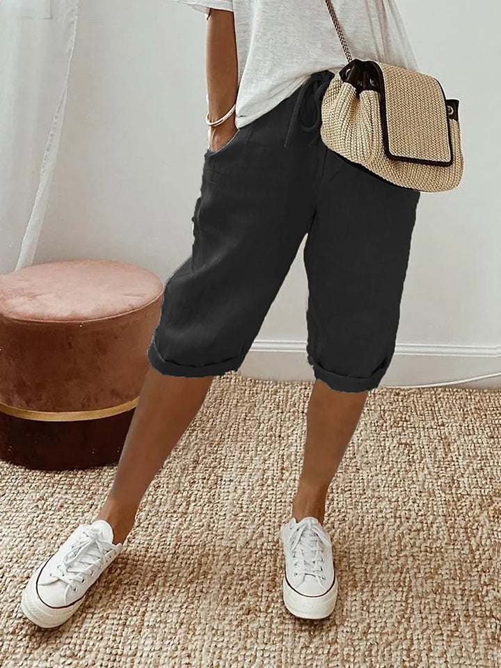 Bridget | Pantaloni Corti in Cotone per Donne