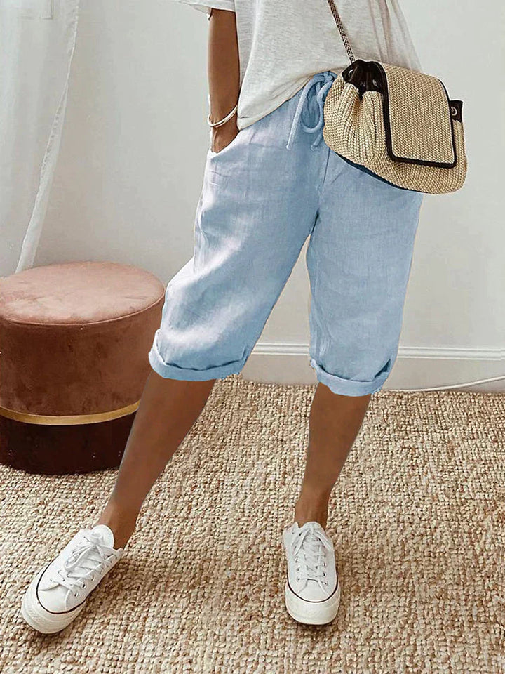 Bridget | Pantaloni Corti in Cotone per Donne