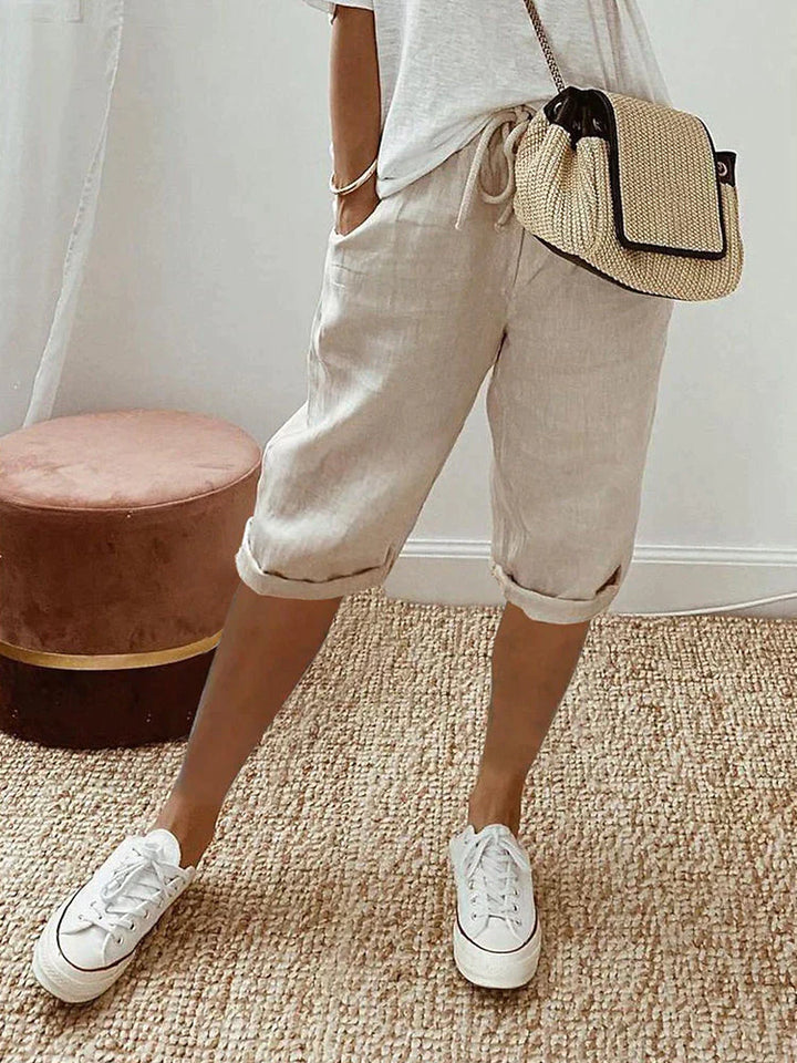 Bridget | Pantaloni Corti in Cotone per Donne